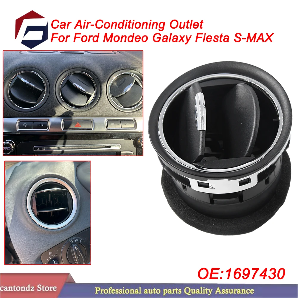 1697430   Difusor de rejilla de ventilación de salida de aire acondicionado para coche Ford Mondeo Galaxy Fiesta S-MAX