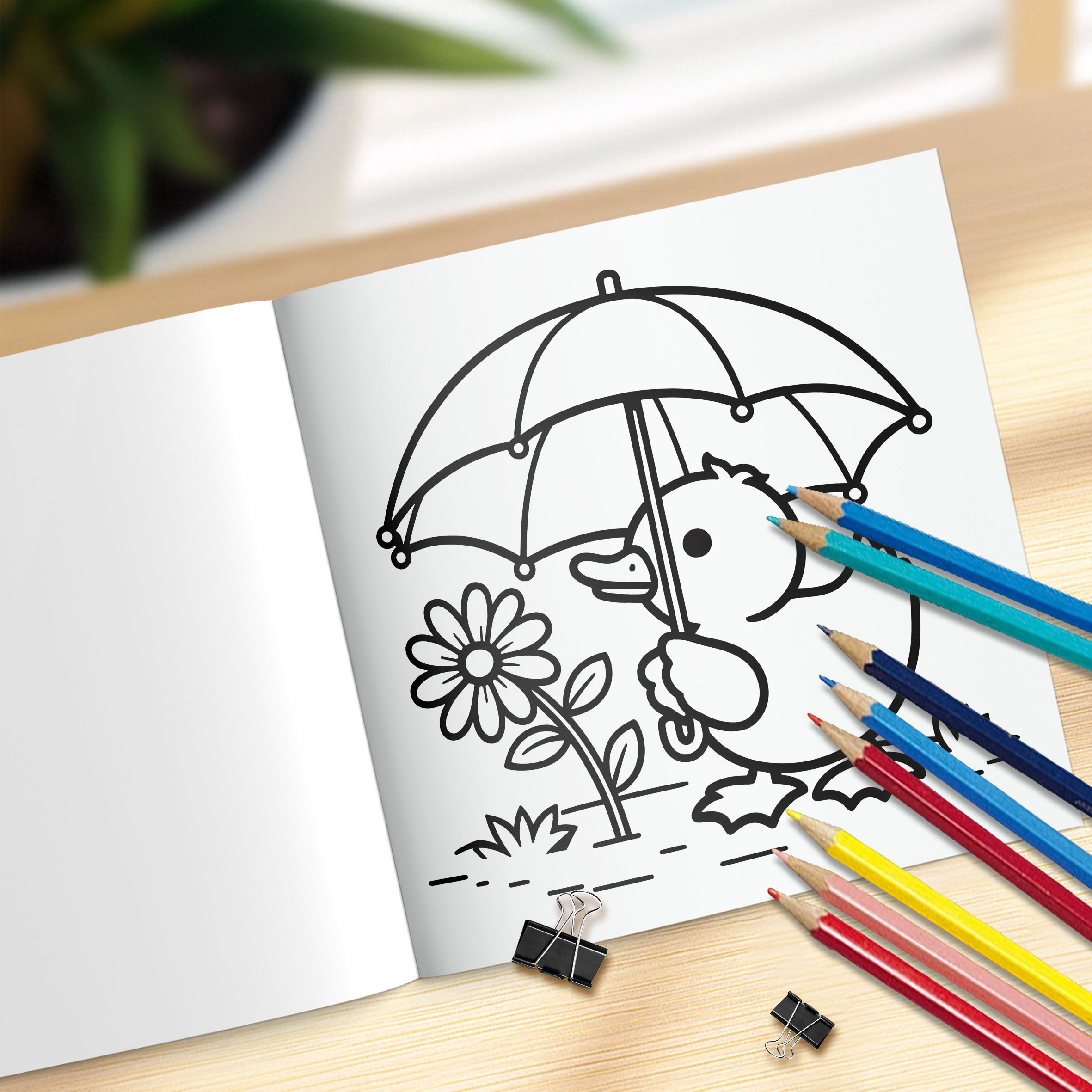 CUTE Bold-easy Patterns Coloring Book for Adults Cute Drawing Book Perfect Gift for Party and Birthday