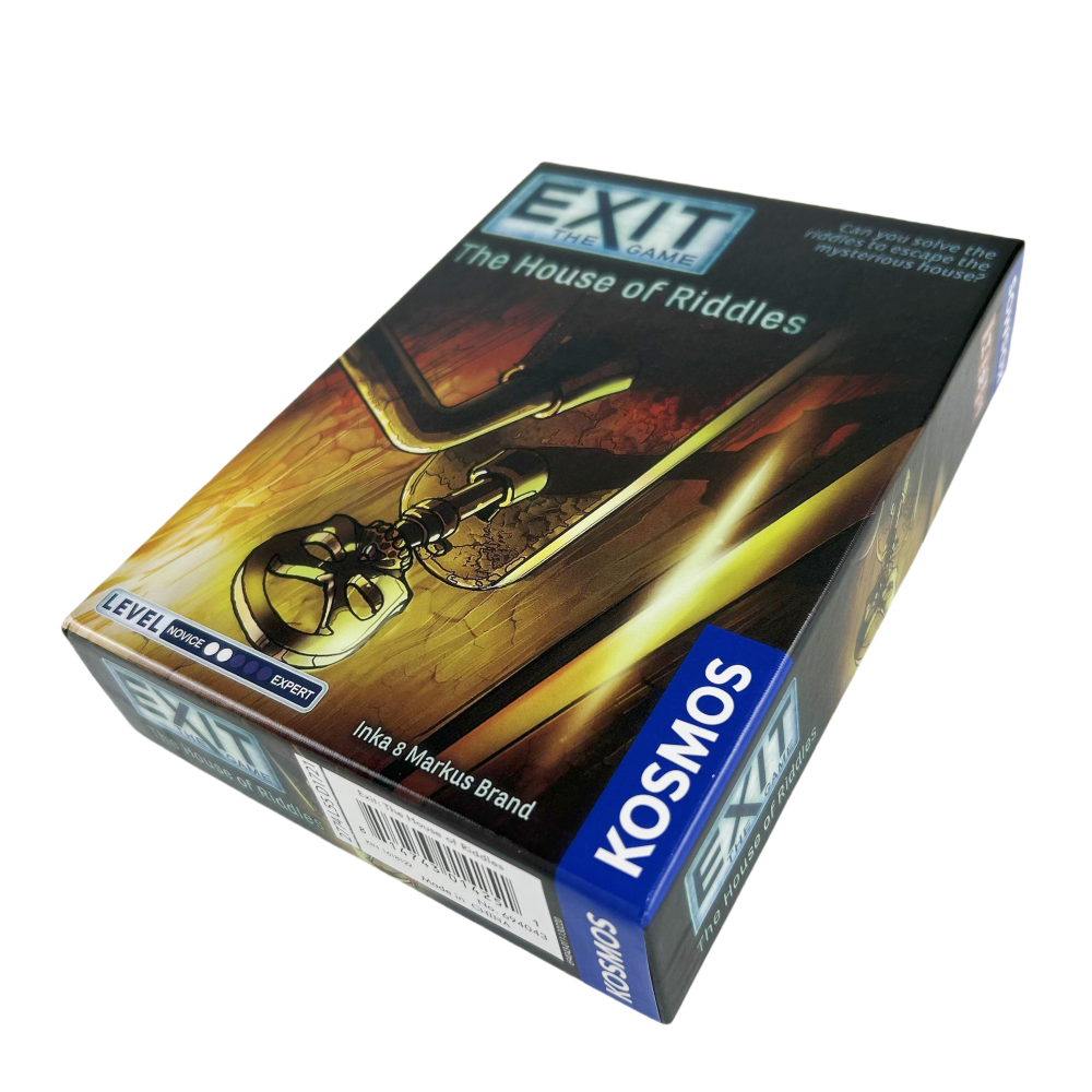 บ้านปริศนา,The Haunted Roller Coaster Exit,เกมสําหรับ 1 ถึง 4 ผู้เล่นกระดานดาดฟ้าครอบครัวความบันเทิงการ์ด