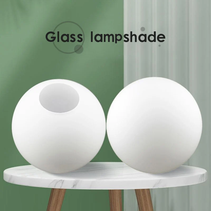 Kính Trắng Đèn Bóng Mát, Sữa Quả Cầu Chao Đèn Lắp Đèn, D10cm D12cm D15cm D20cm D25cm Vòng Che Ánh Sáng, pantalla Lampara