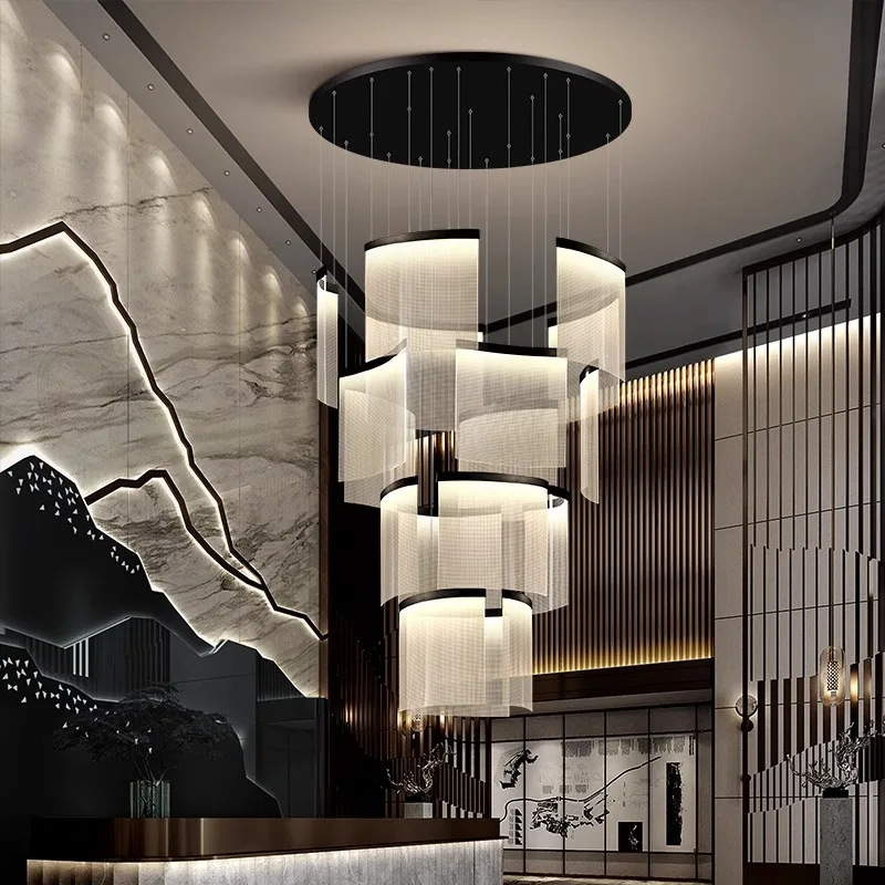 Dekorasi rumah Modern lampu led lampu gantung lampu untuk tangga lampu gantung untuk ruang tamu lampu gantung pencahayaan dalam ruangan
