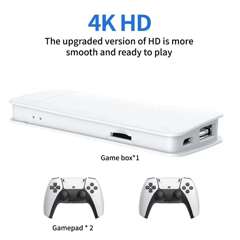 M15 Game Stick Mini TV Gioco portatile Classico gioco retrò 4K Controller wireless Uscita HD Console di gioco per PS1 Arcade