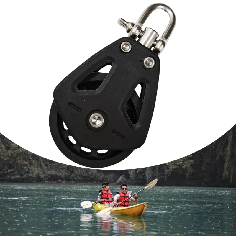 Gesekan Rendah Pulley Pulley Multipurpose Nylon Pulley Dengan Rotasi 360 Derajat