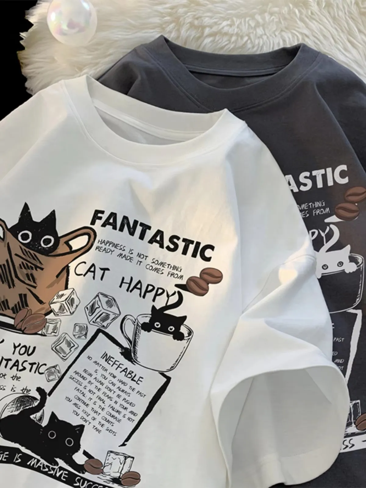 Camiseta retro americana de manga corta, nueva marca de moda de verano, ropa de calle, camiseta holgada informal de manga corta para parejas