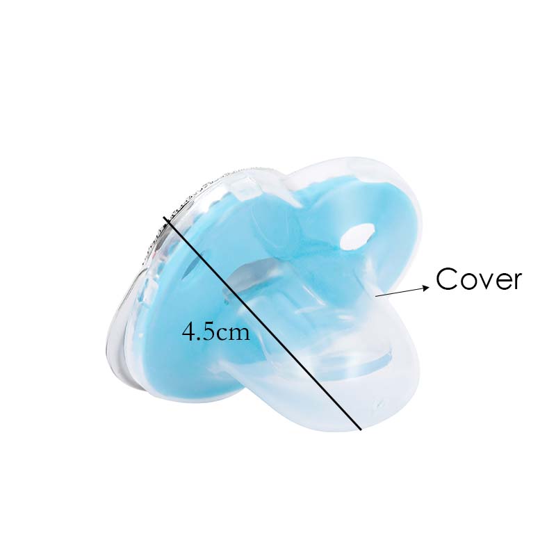 26 เริ่มต้น Baby Pacifier คลิป Blue Zircon ทารกแรกเกิดส่วนบุคคลหรูหรา Pacifiers ผู้ถือซิลิโคนทารก Teether หัวนม BPA ฟรี
