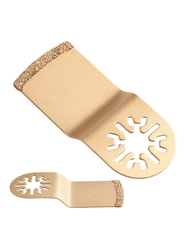 1pcs Gold Diamond Tungsten Carbide Oscillating Saw Blade Tile Concrete Stone Multifunctional Cutter For Fein Tools Accessories