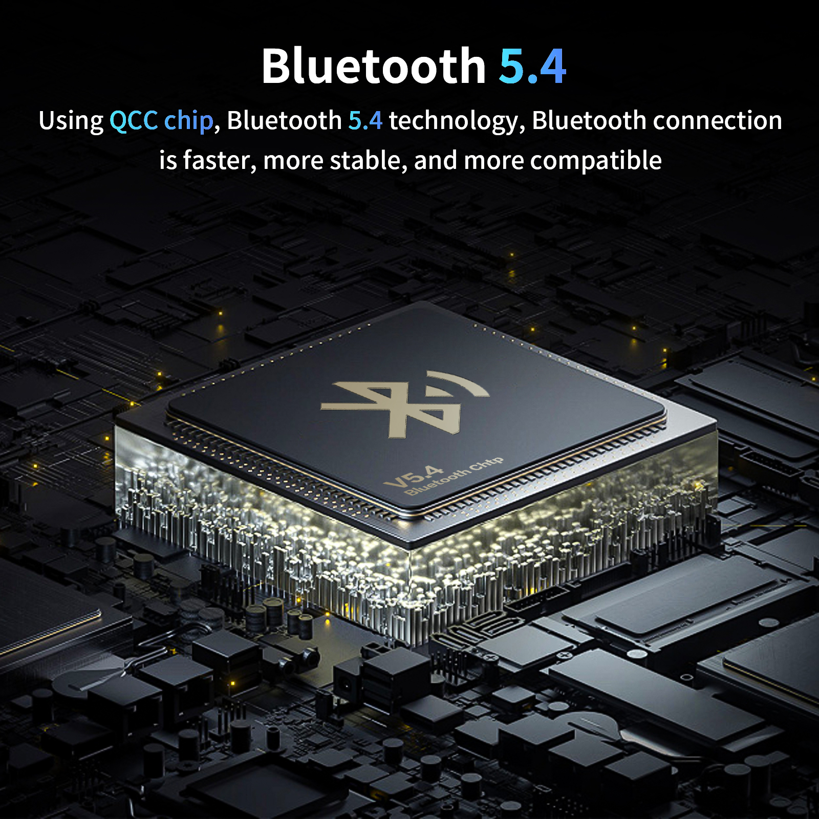 Fodsports FX-S Bluetooth Motorcycle Intercom Wireless Helmet Headset,1000M,BT5.4