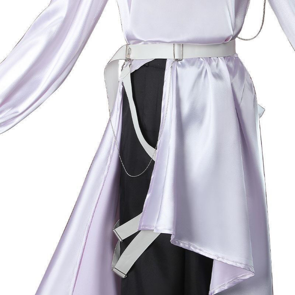 Luka Cosplay disfraz Anime Alien Stage Luka Cosplay disfraz amarillo claro pelo corto peluca sintética