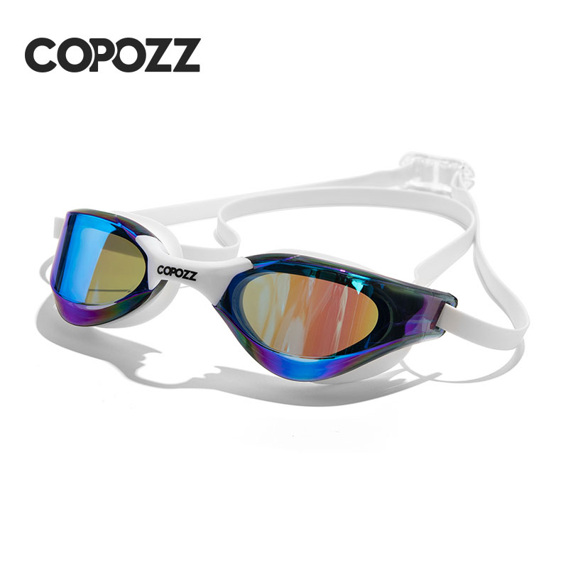 Профессиональные противотуманные очки для плавания HD, анти-УФ-очки, силиконовые очки для плавания в большой оправе для мужчин и женщин