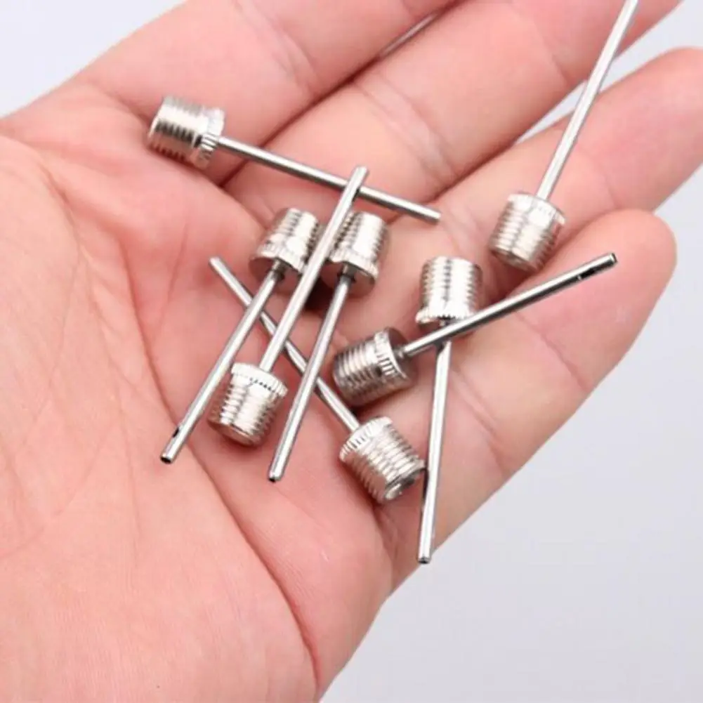 10Pcs Inflating Pins Standard Portable Anti-rust Compact Size Durable Convenient Metal Ball Air Pump Needles For Footballs