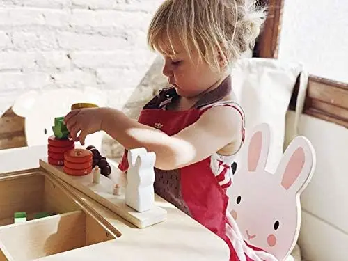 Leaf Toys - Forest Table and Chairs - Adorable Kids Size Art Play Game Table and Chairs - Made with Premium M