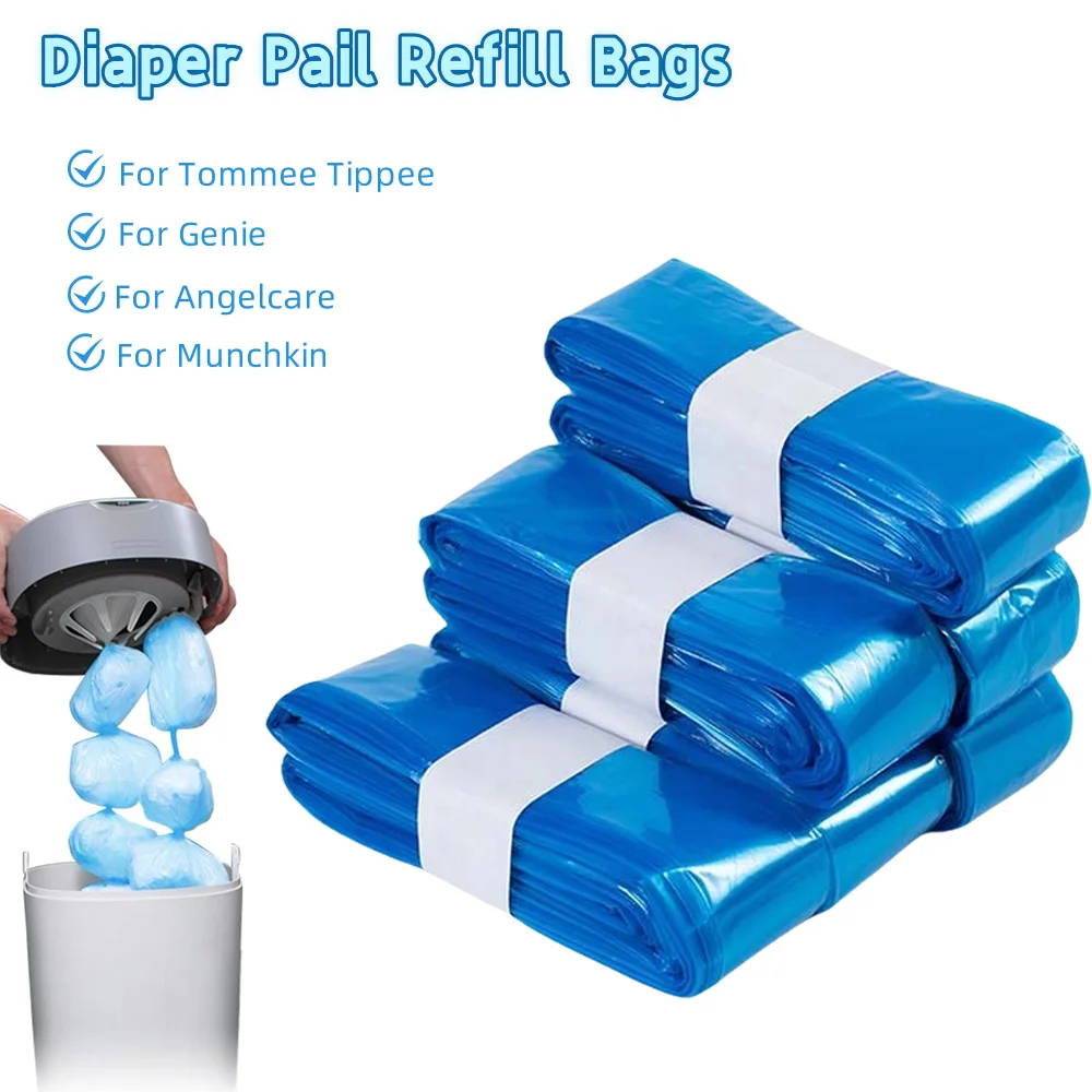 Bolsas de repuesto para pañales para Sangenic Tommee Tippee, bolsas de repuesto para genio, recambios para cubos de pañales para Angelcare para Munchkin, perfumadas