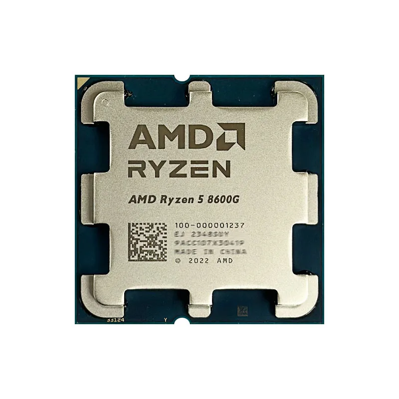 NEW AMD Ryzen 5 8600G R5 8600G 4.3 GHz 6-Core 12-Thread CPU Processor 4NM L3=16M 100-000001237 Socket AM5 No Cooler