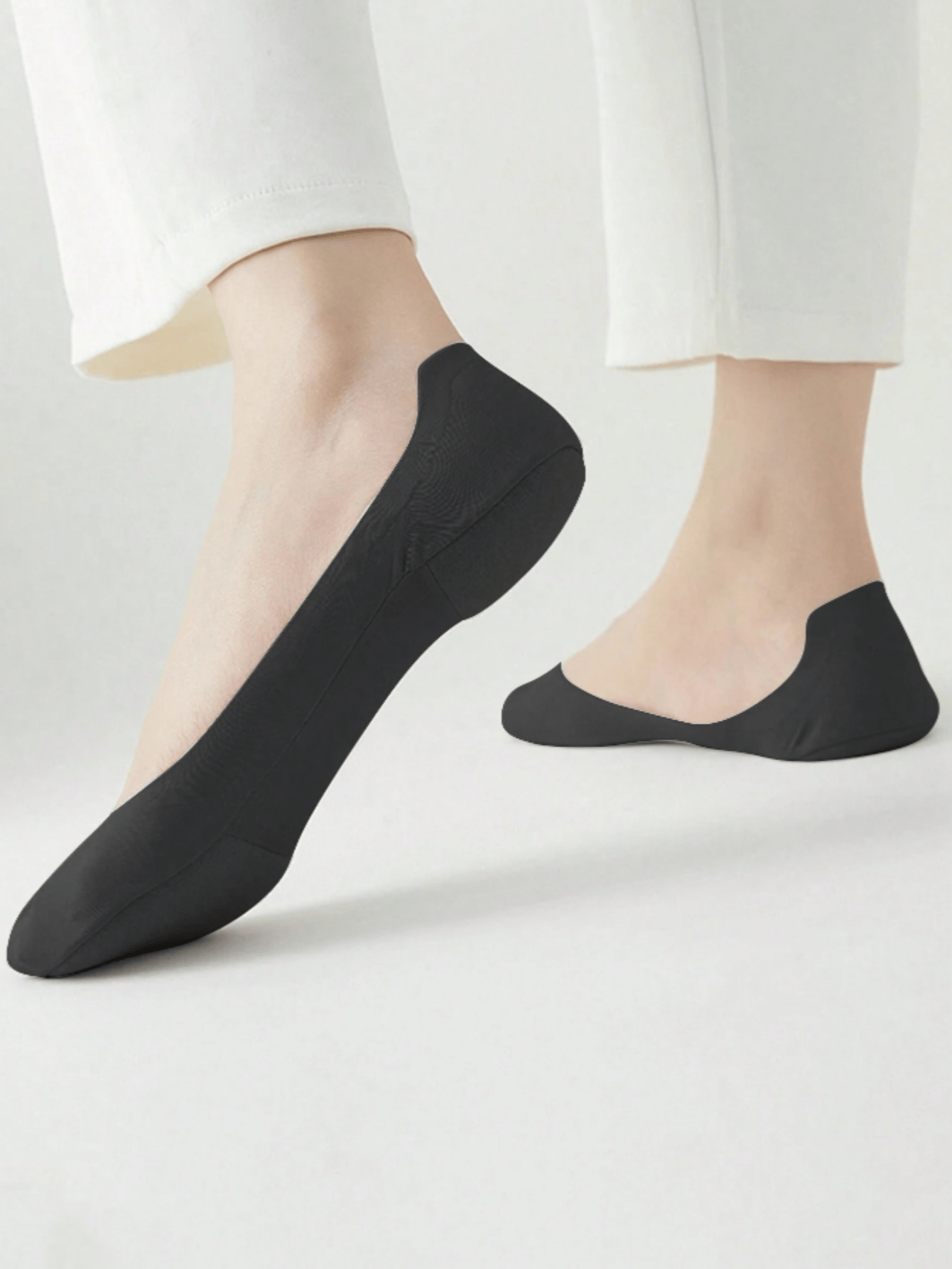 Women's Boat Socks Plantar Fasciitis Shoes Insole Socks Insoles for Feet Shock Absorbing Shoe Sole Invisible Non-Slip Shoe Pads