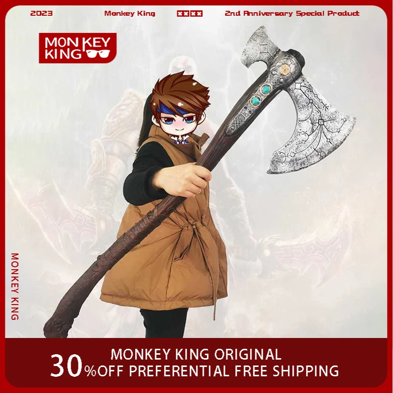 93cm Dios de la guerra hacha leviatana Kratos arma modelo Pu juego God of War: Ragnarok hacha samurái arma modelo regalo juguetes para niños chico