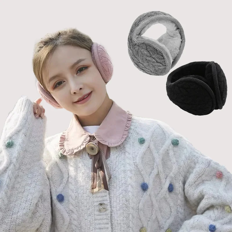 Windproof Earmuffs Men Women's Ear Warm Protector Winter Warm Fleece Earmuff Thicken Plush Outdoor Cycling Warmer Soft Ear Muffs
