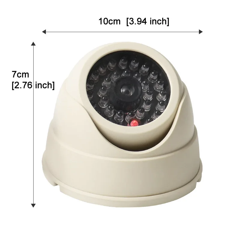 Kreative Dome Dummy Kamera Blinkende Led Kunststoff Gefälschte Conch Kamera AA Batterie Simulation CCTV Überwachung Sicherheit System
