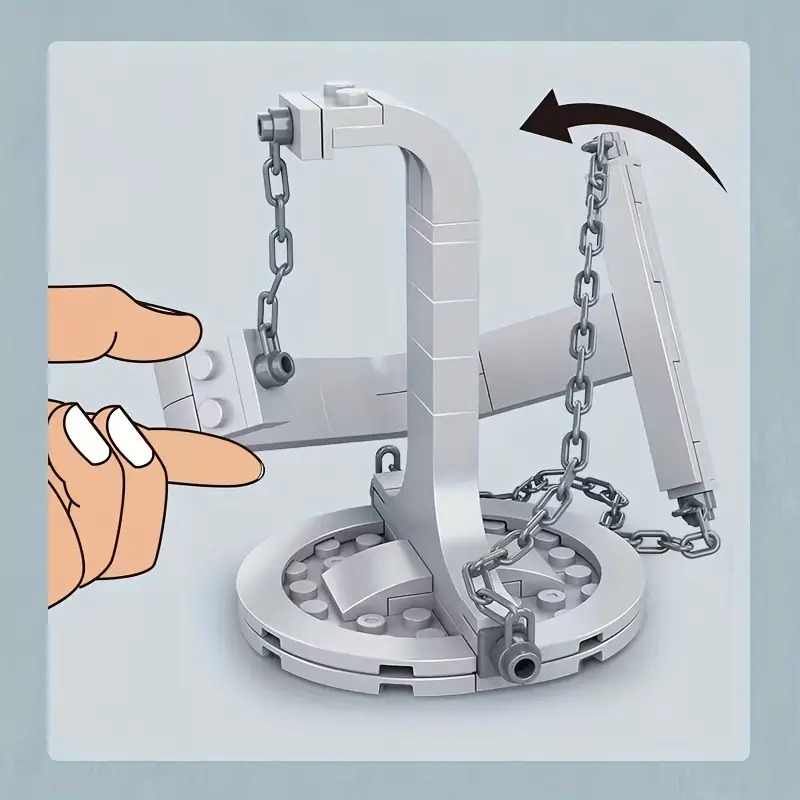 Suspensão Balance Frame Puzzle, Assembly Block Toy, Tensão, Anti Gravidade, Experiência, 1Pc