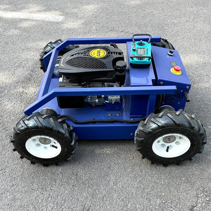 Maßgeschneiderter, höhenverstellbarer, automatischer Grasschneider mit Nullwendigkeit, Roboter-Rasenmäher mit Fernbedienung für den Garten