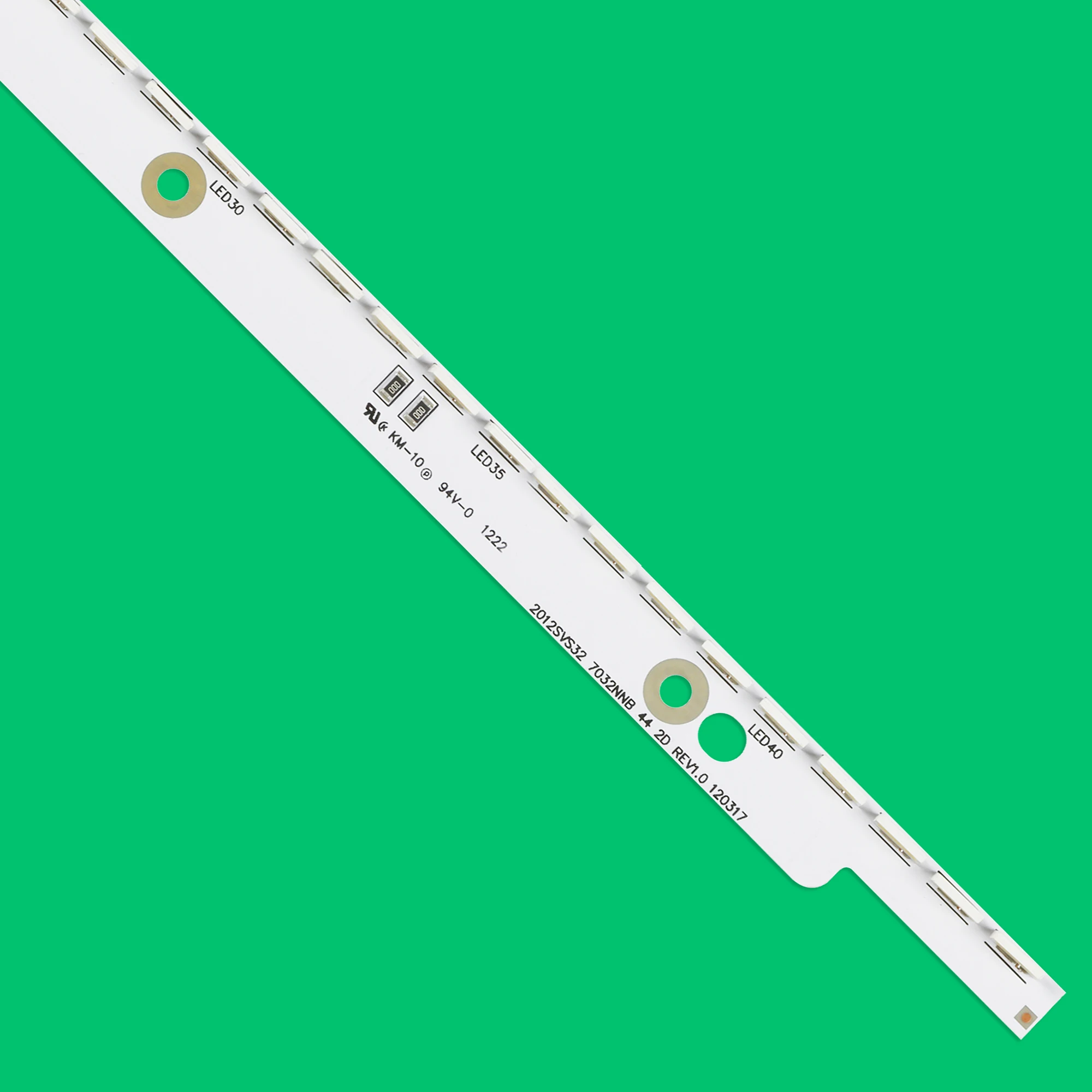 サムスン用LEDストリップライト,44led,406mm,ua32es5500,ue32es6100,sled 2012svs32, 7032nnb,2d rev1.1,V1GE-320SM0-R1,32nnb-7032led-mcpcb,新品