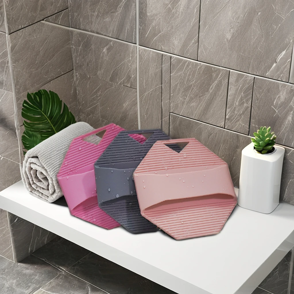 Cepillo corporal suave, cepillo de ducha de espuma fácil, cepillo de baño, depurador corporal de silicona para limpieza, masaje exfoliante