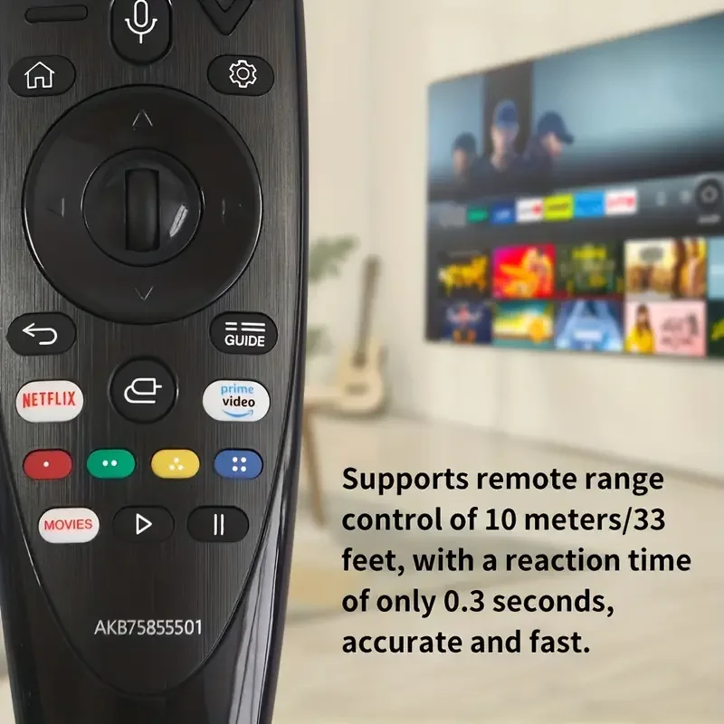 AKB75855501 Remote Control For Smart TV, Infrared Remote Control, Fit For Many Smart TV Models (with Voice Function)