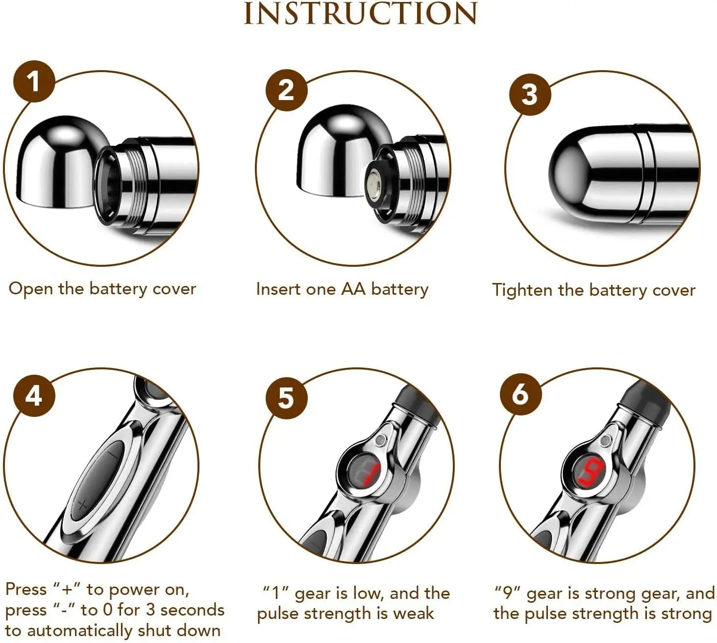 Elektronische Akupunktur Punkt Massage Stift Multifunktions Meridian Presse Energie Therapie Power Pen Schmerzen Relief Werkzeug