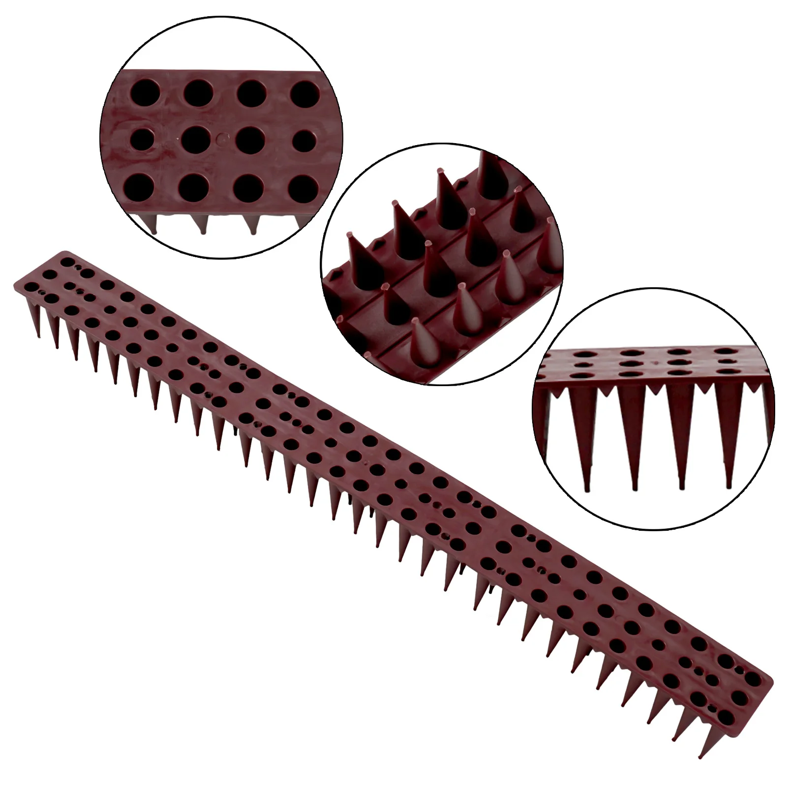 Gardening Bird Repellent Mat Fence Wall Spikes Bird Spikes Burglar Anti Cat Climb Anti-Bird Deterrent Spikes Straps Yard Supply