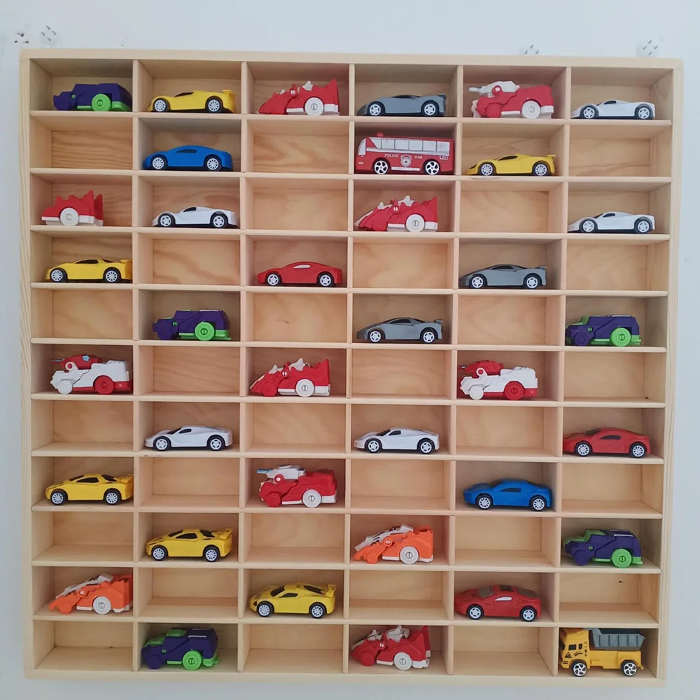 60 Grids FOR Hot Wheels Diecast Car Matchbox 1/64 Display Toy Dolls Storage