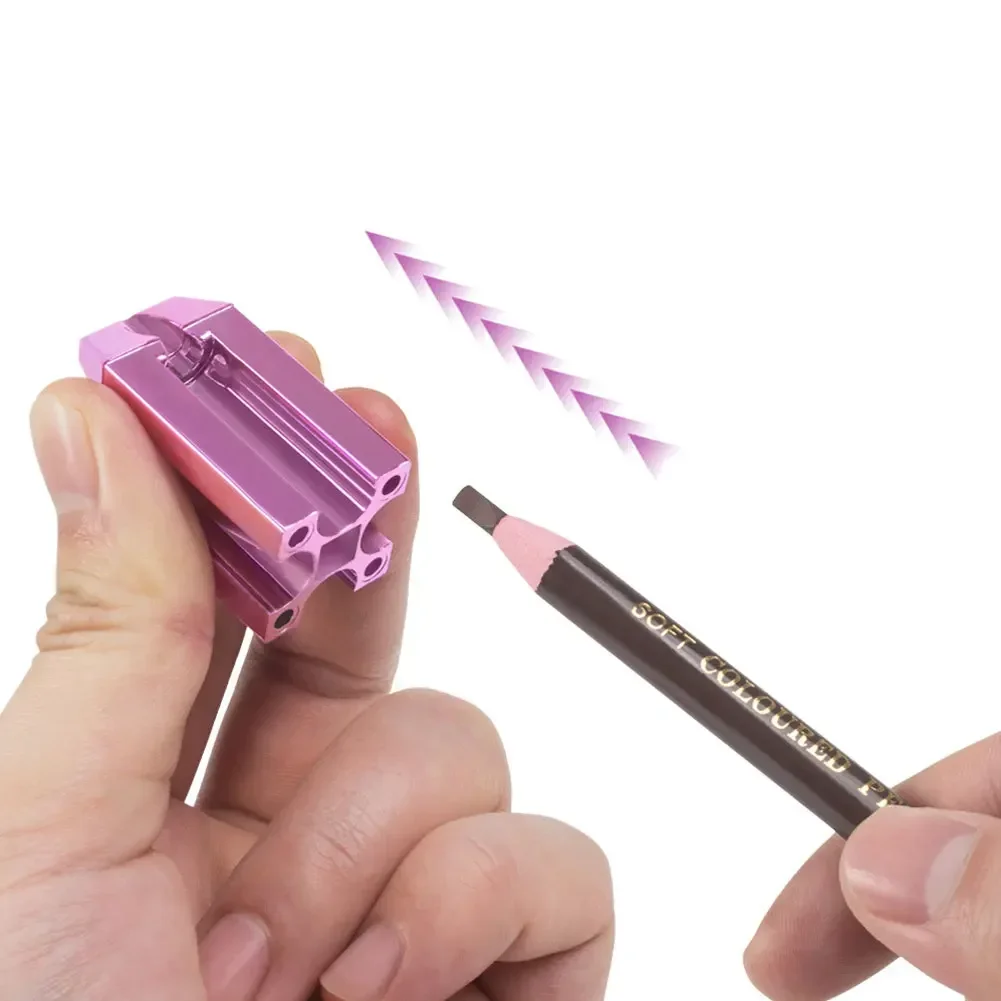 4 In 1 Augenbraue Bleistift Spitzer Microblading Tattoo Marker Permanent Make-Up Professionelle Augenbraue Bleistift Schärfen Spitze Dünne Werkzeug