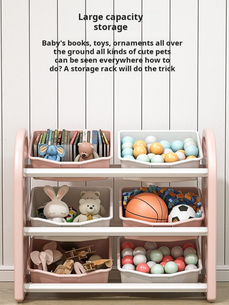 Armoire de rangement pour jouets de bébé, boîte de rangement d'organisation de Classification, bibliothèque de rangement d'articles divers pour salon et chambre à coucher