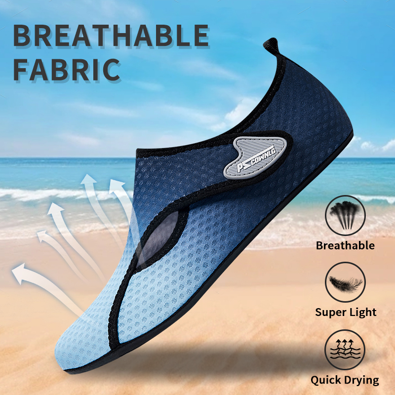 Watersportschoenen Barefoot sneldrogende Aqua Yoga sokken instapper voor heren dames