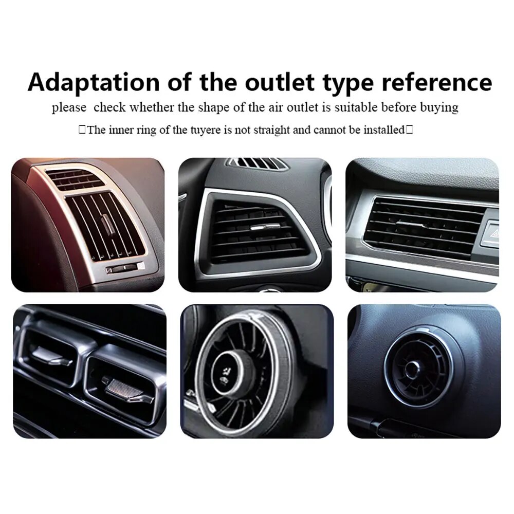 10 Stuks 20 Cm Auto Airconditioner Outlet Decoratieve U-vorm Molding Trim Decor Strips Auto Styling Autodeur rand Hoek Protector