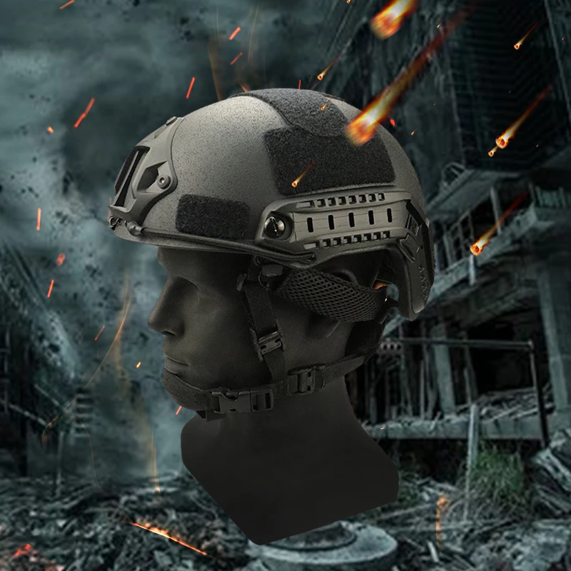 Kevlar taktischer ballistischer helm ach hoch geschnittener helm nij iiia schnell wendy's aufhängung polster sicherheits schutz kugelsicherer helm