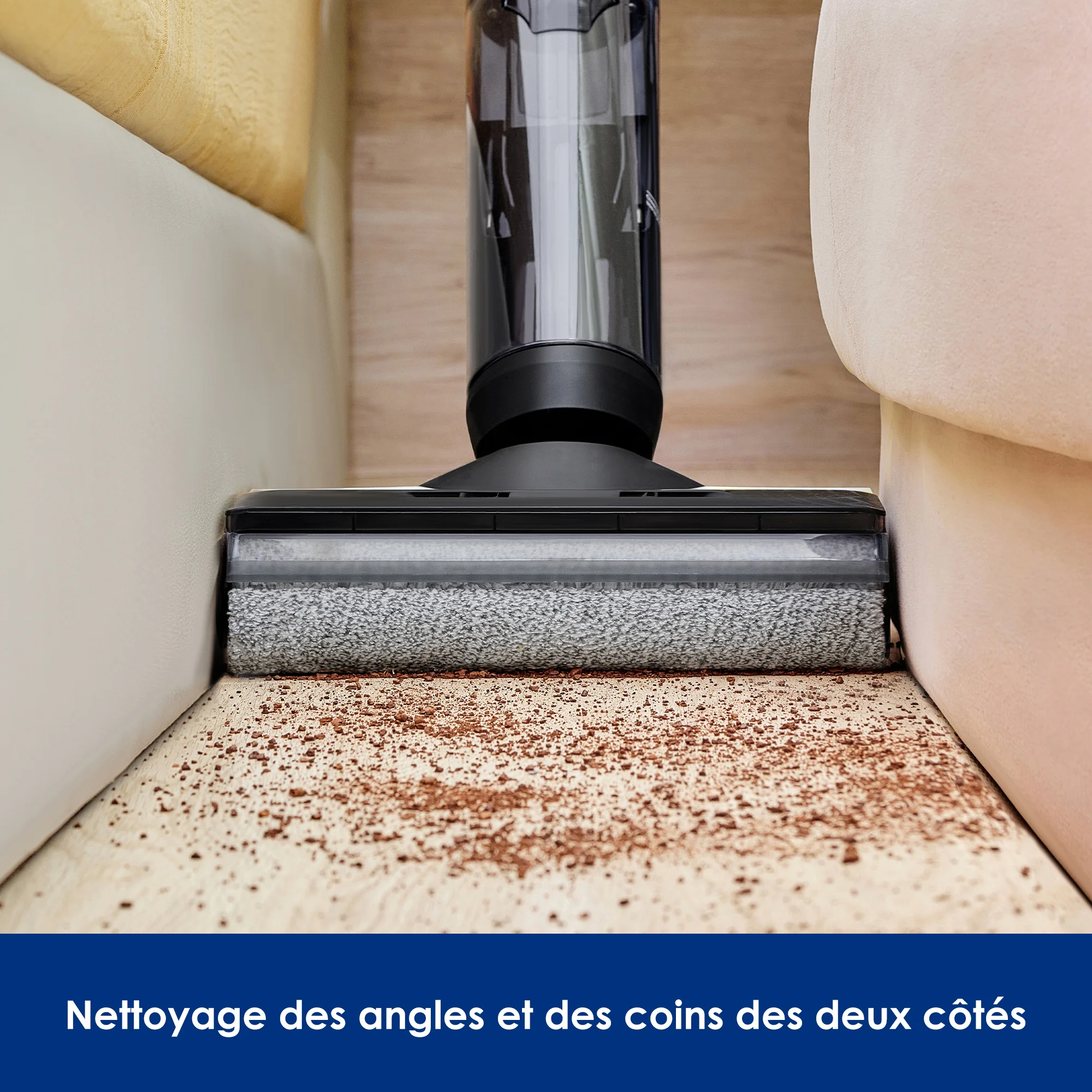 Tineco Floor One Switch S6 Nettoyeur de Sol, Aspirateur Eau et Poussière sans Fil 5-en-1, Séchage Flash en 5 Min, Auto-Nettoyage, Brosse ZeroTangle, Nettoyage Angles des 2 côtés