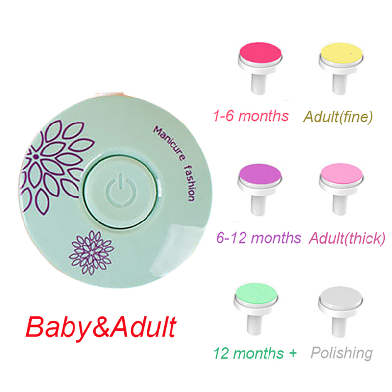 Coupe-ongles électrique pour bébé, articles pour bébé, polisseuse à ongles pour enfant, Kit d'outils de soins, lime à ongles facile à couper, accessoires pour nouveau-né