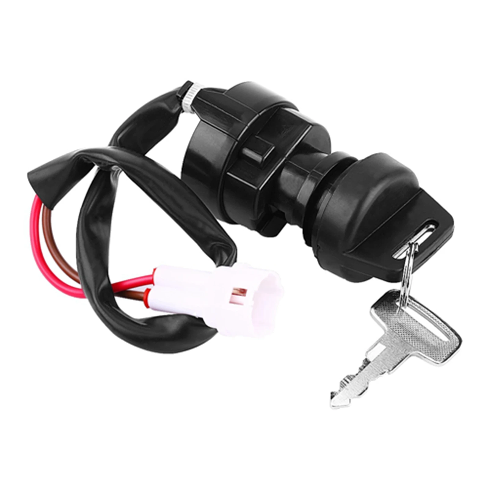 Motocicleta ATV ignição interruptor de substituição, preto, 2 pinos, Yamaha YFM 350, Brin 660R, 700R, Raptor 350X, guerreiro, 1pc