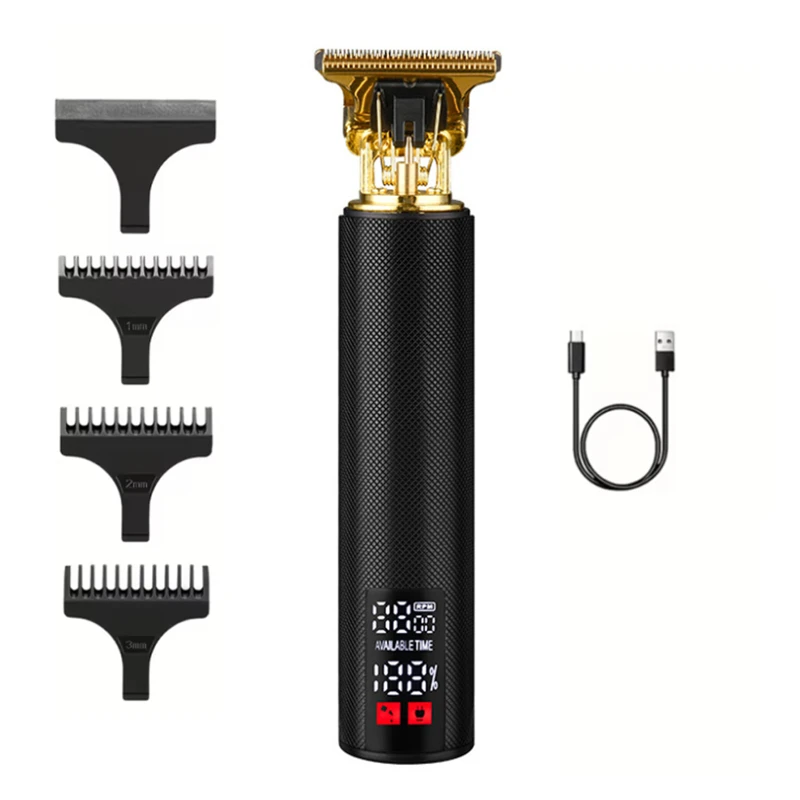 Large-screen Power Display T9 Retro Original Suit Machine Large-capacity Battery Super Long Battery Life Barber Clipper Hair