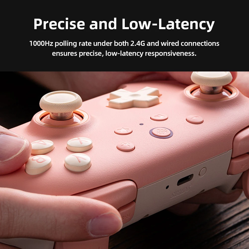 Беспроводной игровой контроллер 8BitDo Ultimate 2C для ПК, Windows 10, 11, Steam Deck, Raspberry Pi, аксессуары для геймпада Android