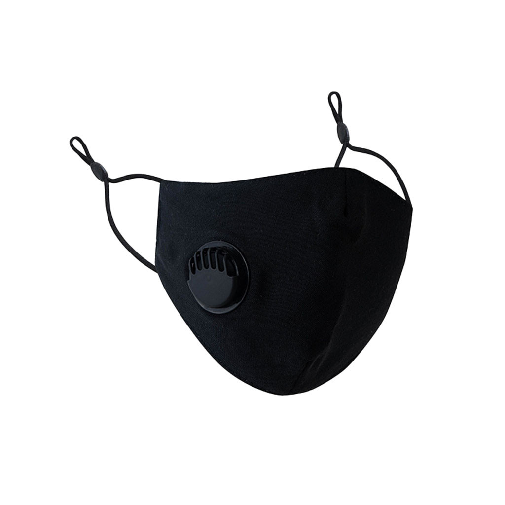 Erwachsene Frau neue Upgrade Baumwolle Gesichts maske Atemschutz maske mit Aktivkohle filter schwarze Maske auf dem Mund Komfort atmungsaktive Maske