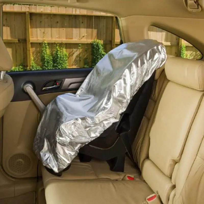 Funda reflectante para asiento de coche de bebé, cubierta elástica para asiento de bebé, refrigeración portátil, calor