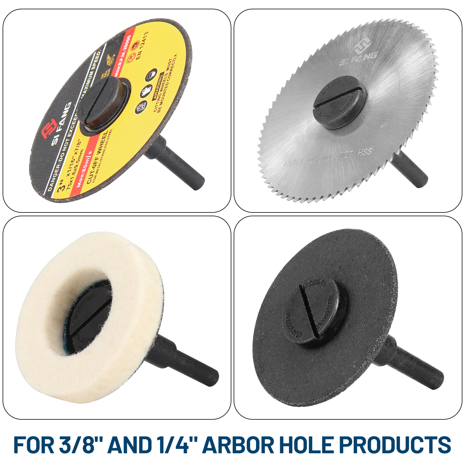 1PC Mounting Mandrel Fit Circular Saw Blade Die Grinder Connecting Rod Adapter With 6/10mm Screw Nut For Drill Rotary Tools