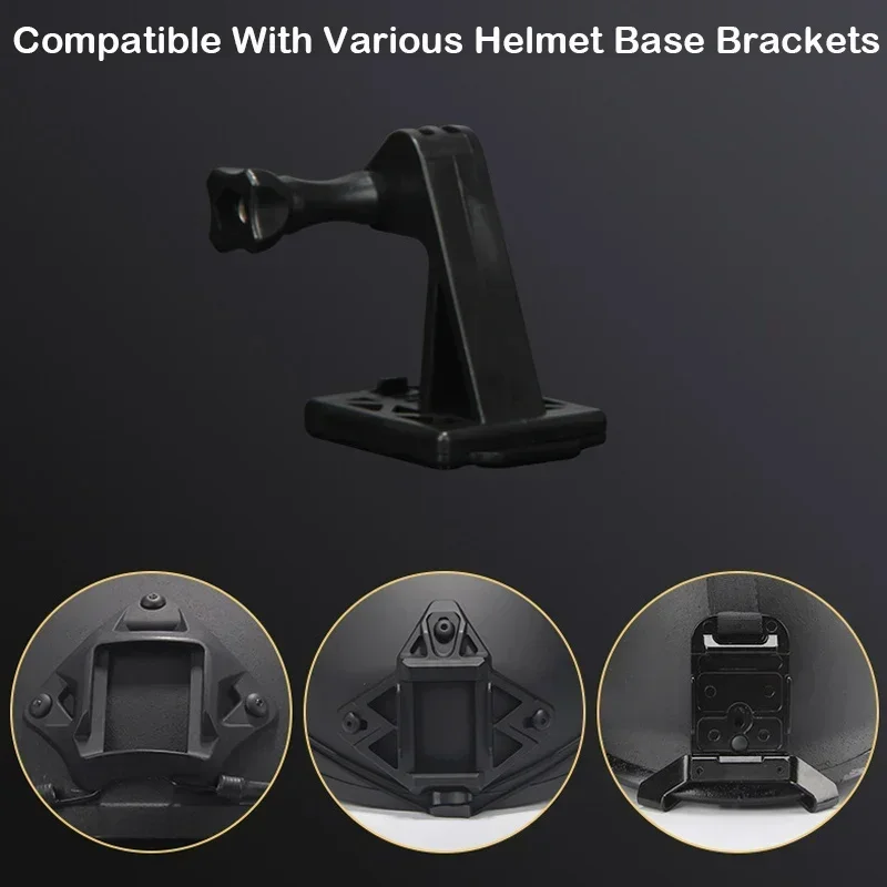 1 Pc Tactical Helmet Adapter Stand Front Action Camera Fixed Install Mount for FAST Gopro Cycling Airsoft Helmet Accessories