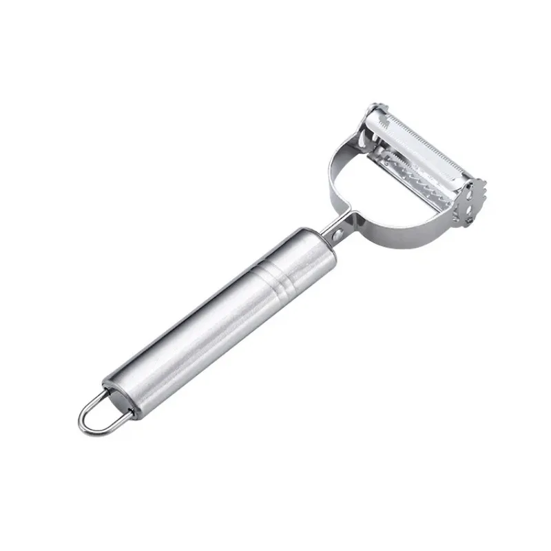 Kitchen Vegetable Peeler Stainless Steel Melon Planer Double-Head Peeler Household Multiple-Function Fruit and Vegetable Peeler