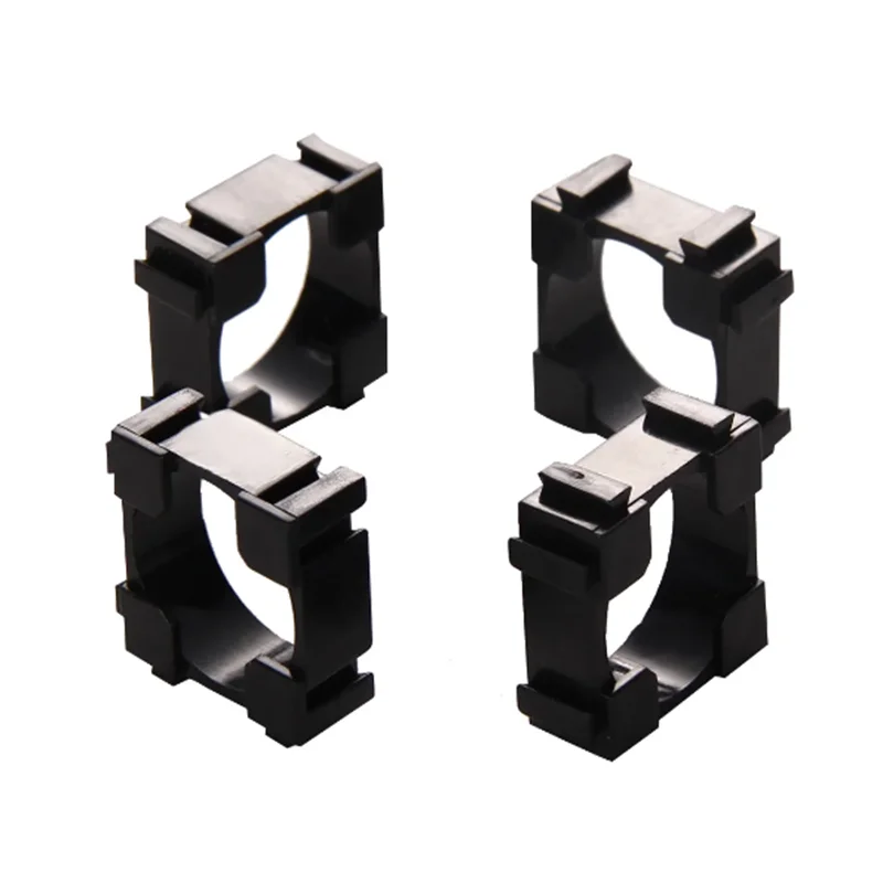 100Pcs 18650 Lithium Battery Holder, Plastic Battery Pack Bracket Cylindrical Cell Battery Stand Cell Spacer for DIY Fixed Batte