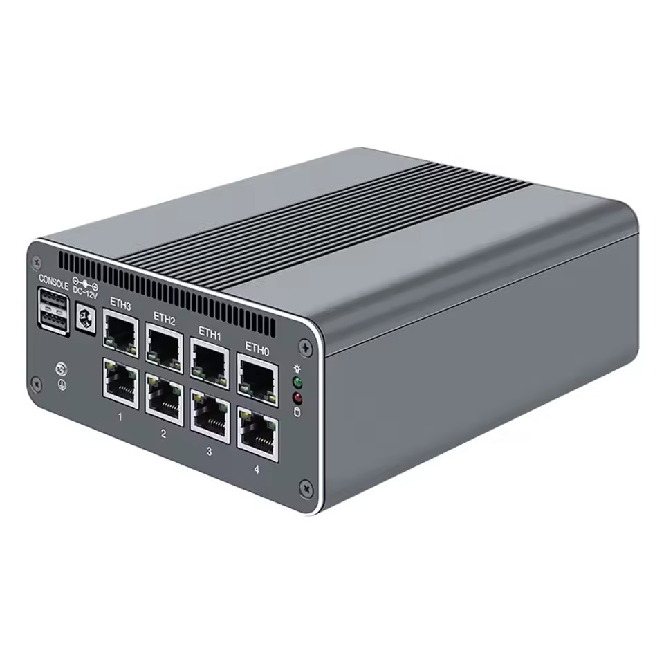 Мини-ПК Topton Firewall 2x10G SFP+ Intel i3-N355 N305 N150 N100 4xi226-V 2.5G LAN DDR5 NVMe Proxmox ESXi pfSense Сервер для домашней лаборатории