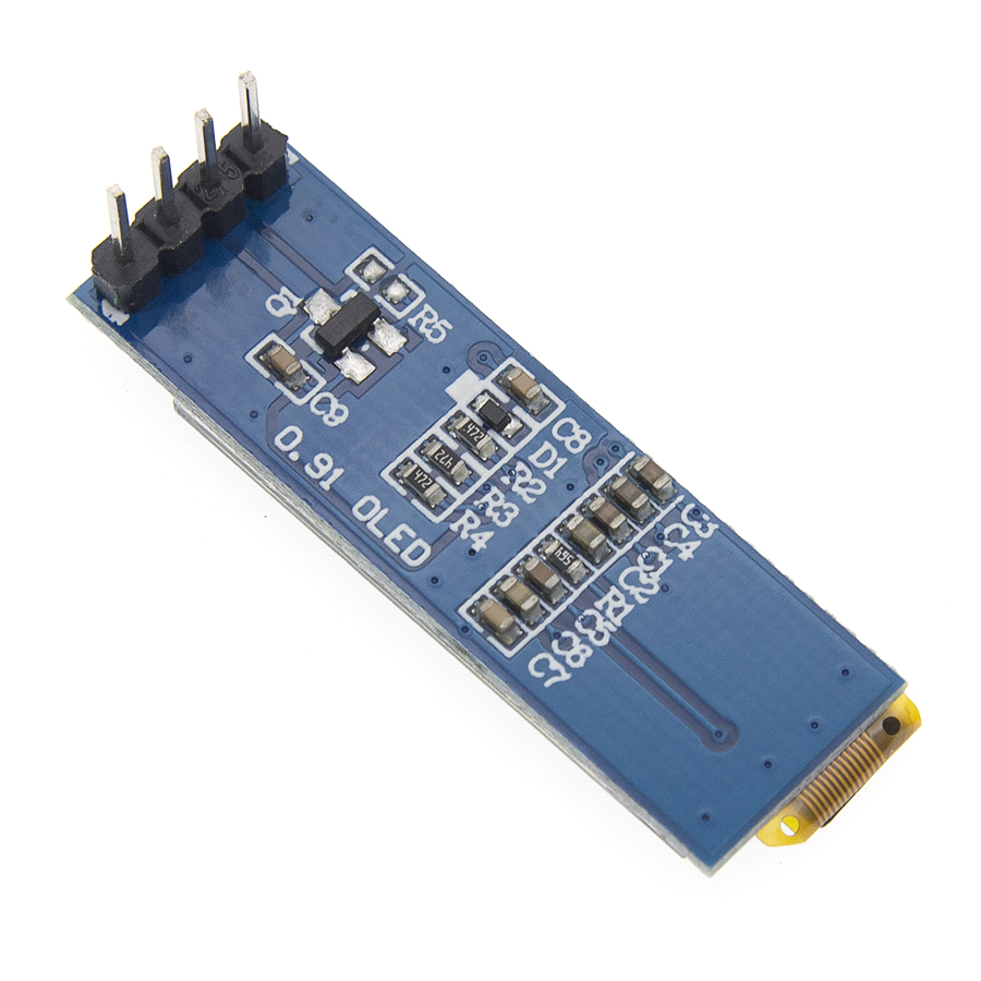 TENSTAR 0.91 Inch OLED Module 0.91" White Blue 128X32 LCD LED Display 0.91" IIC Communicate for IDE