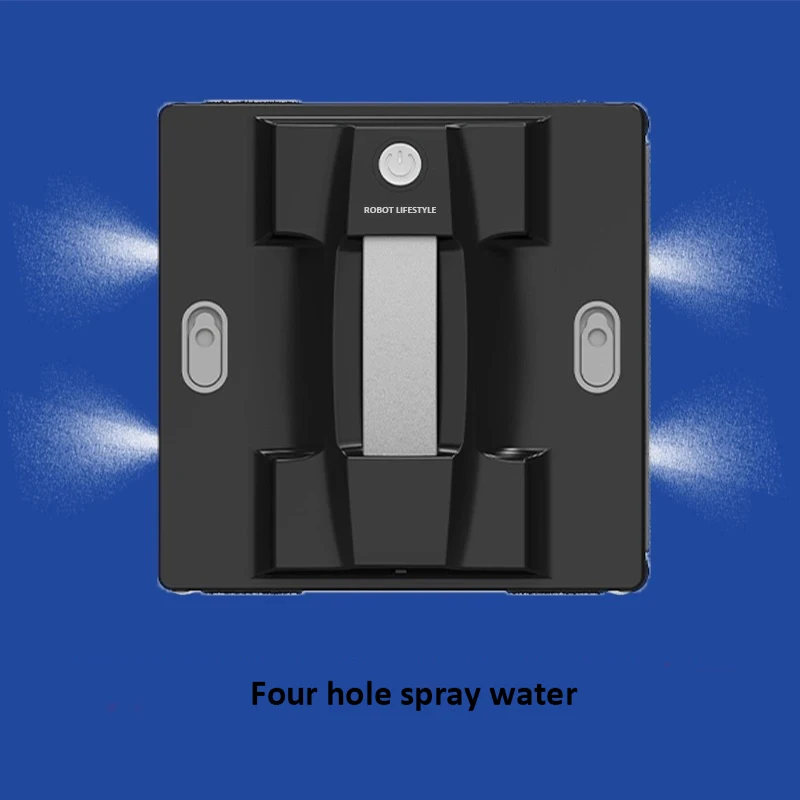 2025 Window Cleaner Robot Wet Cleaning 5600Pa Auto Spray Water High Suction Frame Detection APP Remote Control Home Appliance