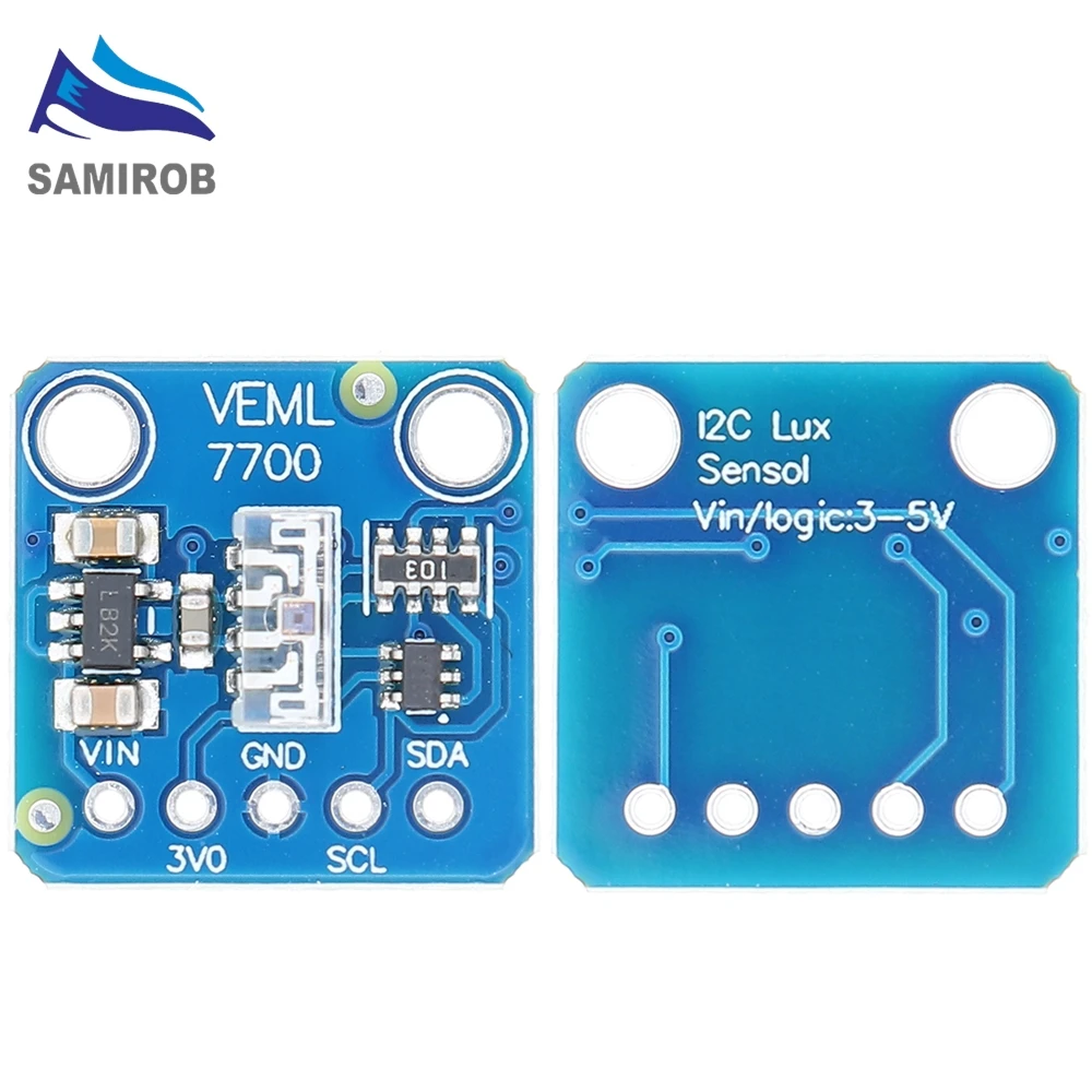SAMIROB VEML7700 Ambient Light Sensor 120k Lux Light measuring Sensor Board 3.3V 5V I2C IIC Interface for Arduino Raspberry Pi