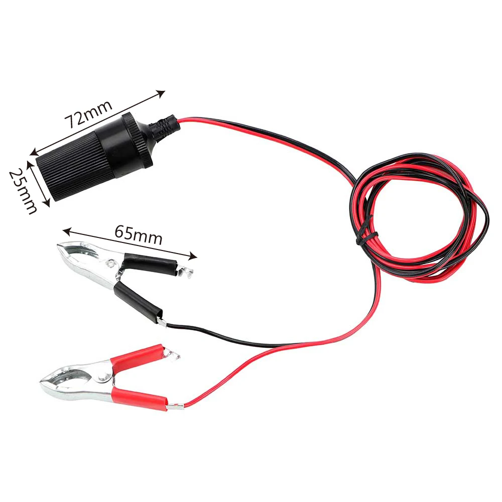 12v terminal de bateria de carro braçadeira clipe baterias fêmea tomada adaptador de isqueiro caminhão cauda acessórios da motocicleta